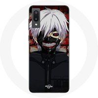Maniacase Etui voor Samsung Galaxy A02 Tokio Ghoul Kaneki Ken Japans Masker Anime