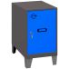 SimonRack Spind, métal, anthracite/bleu, 575 x 300 x 500 cm