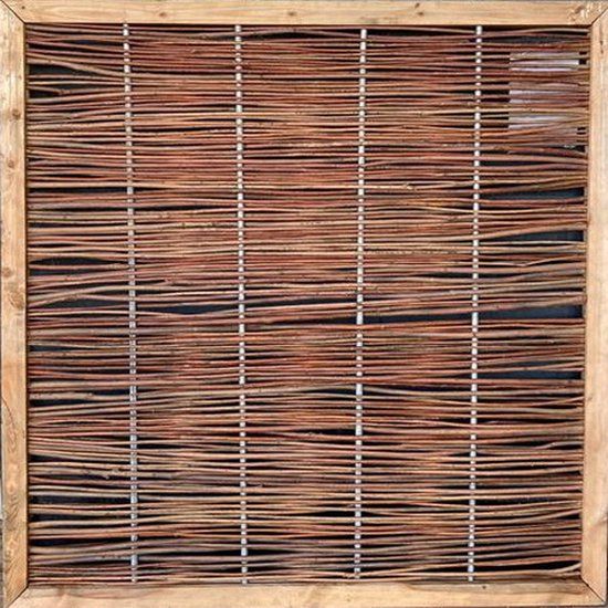 Intergard Hazelaarscherm tuinscherm hazelaar op frame 180x180cm