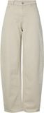 Pieces Jeans Pcgrace Mw Barrel Ank Jeans Noos Bc 17165934 Silver Lining Dames Maat - W27 X L30