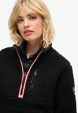 Superdry Outdoor fleece met halve rits Dames Truien