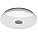 AMARE LED plafondlamp kunststof incl. lamp warm wit, D: 38,5 cm, via wandschakelaar 3-voudig schakelbaar, wit glanzend