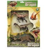 Duckiez 3x Plastic dinosaurus speelgoed figuren voor kinderen