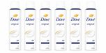 Dove Original Women Deodorant Spray - 6 x 150 ml