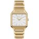 Breil THE B Vrouwen Polshorloge Rechthoek Zilverkleurig/Goudkleurig Staal Analoog Quartz
