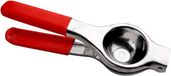 Merkloos Handmatige Citroenpers - Roestvrij Staal - Professioneel - Rood/Zilver