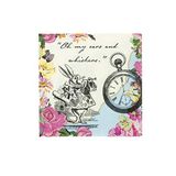 Talking Tables Alice in Wonderland Servetten Supplies voor Mad Hatter Thee, Verjaardagsfeest, Baby Shower | 20 Pack 25cm, Papier