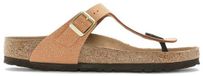 Birkenstock Gizeh Vegan Birko-flor Nubuck Sandales Brun EU 42