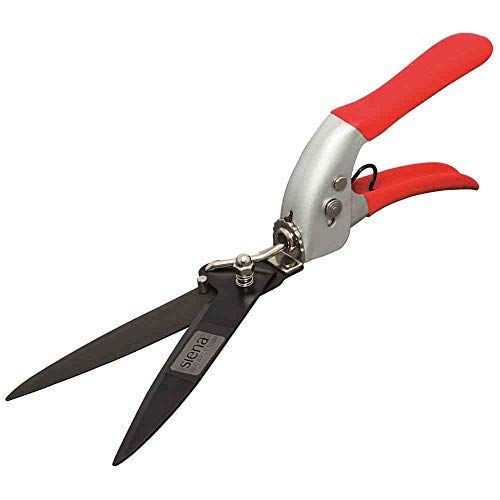 Siena Garden Graskantenschaar - 32 cm - Rood/Zilver