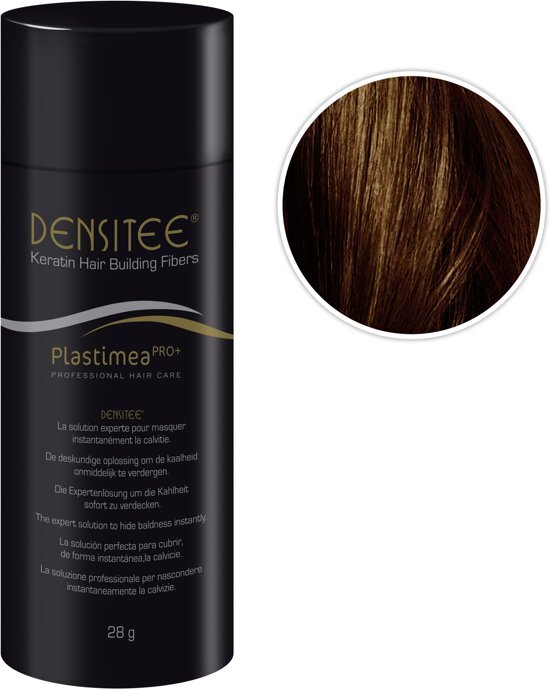 PLASTIMEA DENSITEE Â® - 28gr Haarpoeder â€“ Camoufleert Kale Plekken â€“ Hair Building Fibers - Donkerbruin