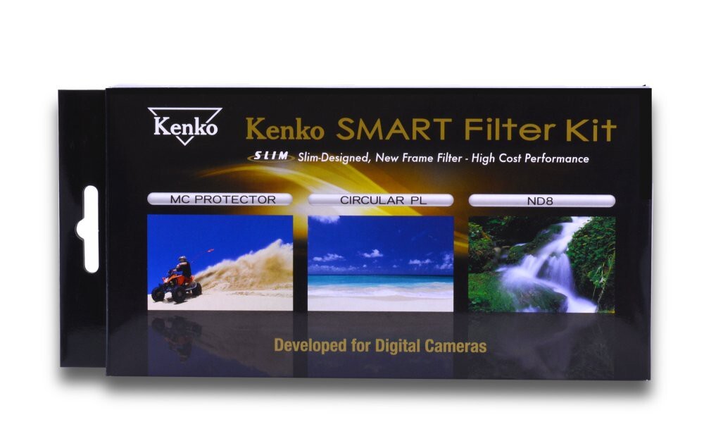 Kenko Slim Filter Kit Mc Protector/Cir Pl/Nd8 72Mm