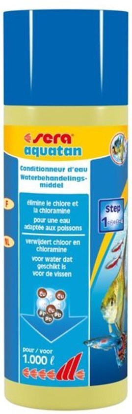 Sera Aquatan 250 ml verbetert nieuw leidingwater