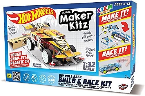Mondo Motors 51193 Hot Wheels Maker Kitz Build & Race Kit