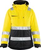 Blåkläder 4872-1987 Dames Winterjas High Vis Geel/Zwart maat XXXL