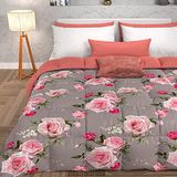 PETTI Artigiani Italiani - Sprei, winterdekbed, eenpersoonsdekbed, dubbelzijdig, eenkleurig, digitale print, 20 modder, 100% anti-allergische microvezel, gemaakt in Italië