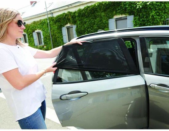 Parasol Tineo Zwart Verstelbaar Rond 1.10 cm - 2 Stuks