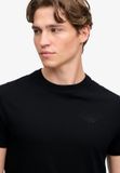 Superdry Essential Gestapeld Logo Geborduurde T-shirt Heren Zwart S
