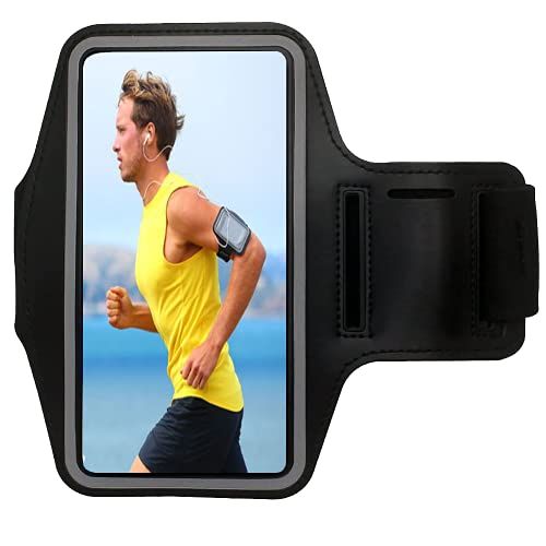 FYACCD Universele sportarmband, verstelbaar, waterdicht, voor hardlopen, fitness, training, gymnastiek en outdoorsporten tot 6,5 inch