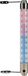 Thermomètre métallique transparent pour extérieur 20 cm