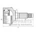 Jeu de joints, arbre de transmission NIPPARTS J2824139