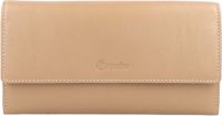 Esquire Leren Portemonnee Peru Ladies Purse Taupe Beige