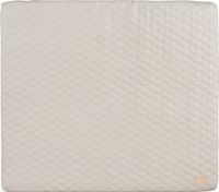 roba Luiermat Luxe 85x75 - PU Leer - Design Grijs Gewatteerd