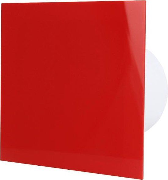 Air Roxy Badkamerventilator 125 mm met Timer - Rood