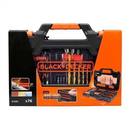 BLACK+DECKER A7231 - Boren - Zwart, Oranje - Met draagtas