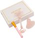 Intirilife Set van 3 Gua Sha gezichtsmassagetools, gezichtsroller van natuurlijke Rozenkwarts