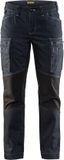 Blåkläder Service Werkbroek Dames stretch 7159-1142 - Vrouwen - Navy/Zwart - 36