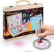 JOYA CREATIVE Spirograaf voor Kinderen 24pcs - Knutselpakketten - Spirograph - Creatief Tekenen en Knutselen - Tekenset - Luxe Houten opbergkoffer