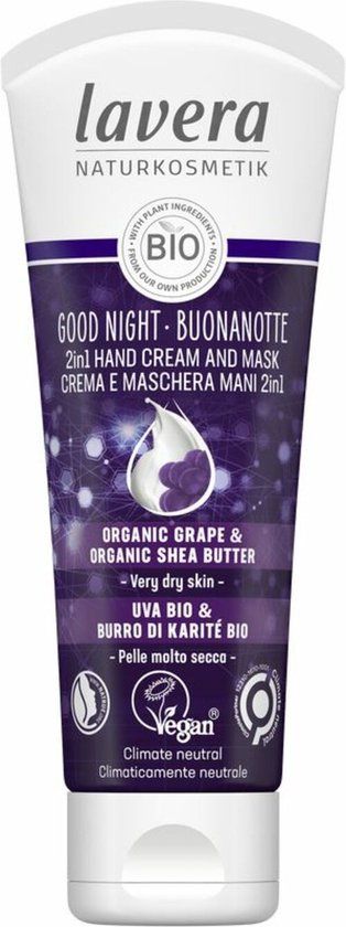 Lavera Good Night 2-in-1 Hand Cream & Mask - 75ml