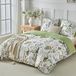 Literie 200 x 200 cm avec motif floral et 2 taies d'oreiller