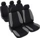 DBS Teo Complete set universele hoezen voor minibus 5 zitplaatsen in polyester zwart en grijs