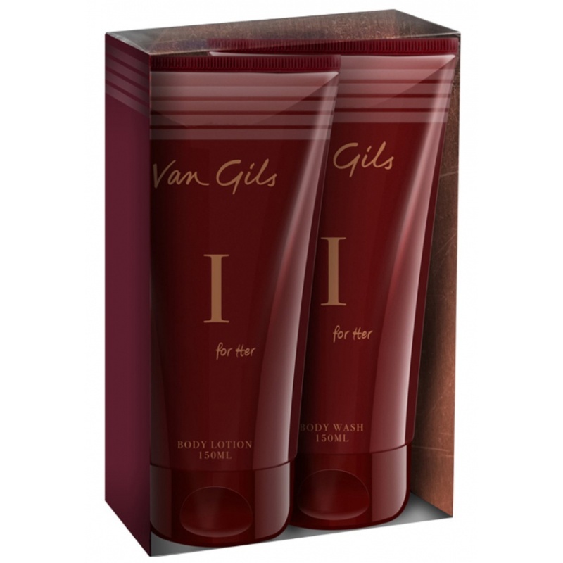 Van Gils I for Her Gift set Shower gel 150 ml en Body lotion 150 ml