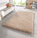 Mint rugs Hoogpolig modern vloerkleed Venice - bruin 120x170 cm