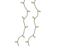Lumineo LED stringlight l1190 cm groen/kl.wrm