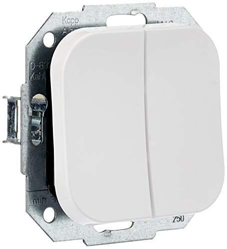 Kopp DONAU serieschakelaar, arctisch wit