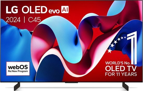 LG C4 OLED42C45LA - 42 inch - 4K OLED Evo - 2024