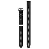 Garmin QuickFit® 22mm Dive Watch Band - Black Silicone (3-Piece Set)