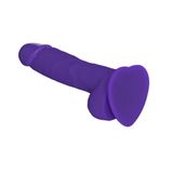 Strap-On-Me Soft Realistic Dildo Met Zuignap Paars Silicone 190 mm
