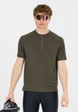 ENDURANCE Elang Heren Fiets T-shirt Korte Mouw Donkergroen Polyester Maat S
