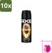 Axe 10 x Deodorant Bodyspray Magnum Gold Caramel Billionaire 150 ml