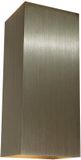 Artdelight Wandlamp Dante XL 2 lichts 24 x 10 cm metallic brons