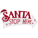 LIVARNO® Décoration de Noël Voiture ou Panneau Père Noël ou Panneau Stop (Santa Schild)