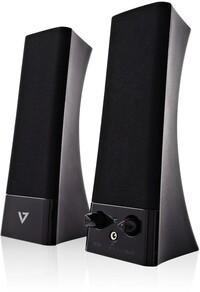V7 USB Powered Stereo Speakers - for Notebook and Desktop