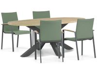 Lifestyle Garden Furniture Lifestyle Lifestyle Brandon/Brookline 200 cm dining tuinset 5-delig