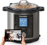 Fornello Soepmaker - Keramische bakpan - PFAS vrij - Pressure cooker - Multicooker