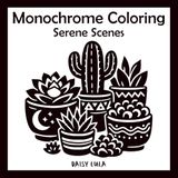 Monochrome Coloring: Serene Scenes