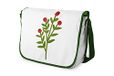 Bonamaison Digitaal bedrukte Messenger schooltas met kaki riem voor meisjes en jongens, boodschappentassen voor scholieren, schoudertassen, grootte: 29x36 cm